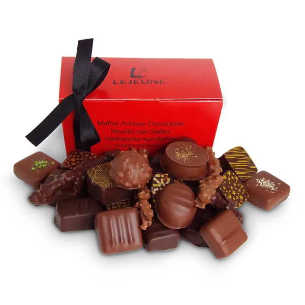 Ballotin chocolat noir et lait - Pâtisserie Lejeune