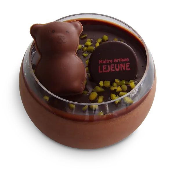 Verrine Chokopistache - Pâtisserie Lejeune
