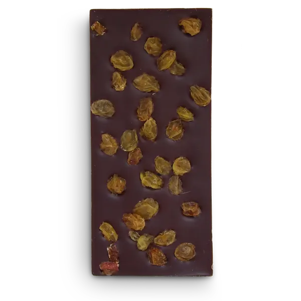Tablette chcocolat lait et raisins secs - Pâtisserie Lejeune