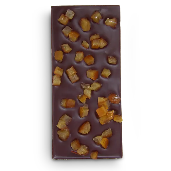 Tablette orange noir - Pâtisserie Lejeune