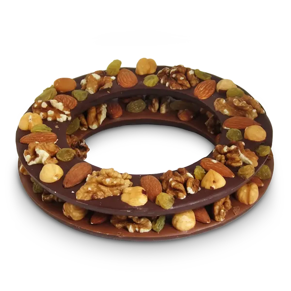 Anneaxu chocolat noir et lait - Pâtisserie Lejeune