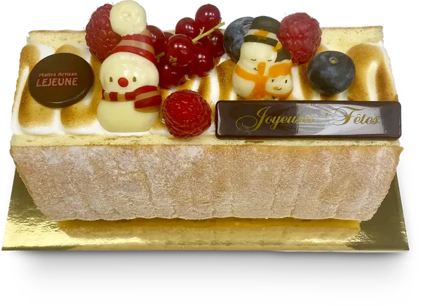 Bûche de Noël Confetti - Pâtisserie Lejeune