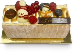 Bûche de Noël Confetti - Pâtisserie Lejeune